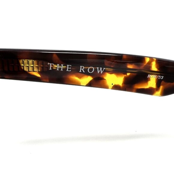 THE ROW LINDA FARROW COLLABORATIONS Row 7/3 Frame Tortoise Japan Sunglasses - Picture 4 of 12